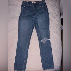 Abercrombie Curve Love 90s Slim Straight Ultra High Rise Jeans